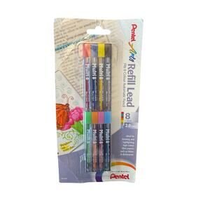 Vintage Pentel Arts 8 Colour Refill Lead, Assorted Colors, 8 Pack (CH2BP8M)
